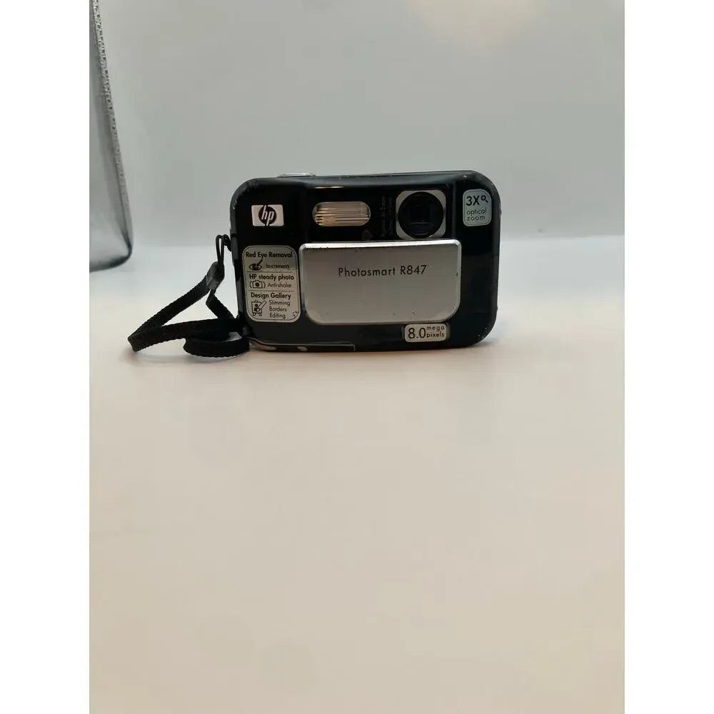 HP Digital Camera Photosmart R847 8.0MP UNTESTED Camera & Battery